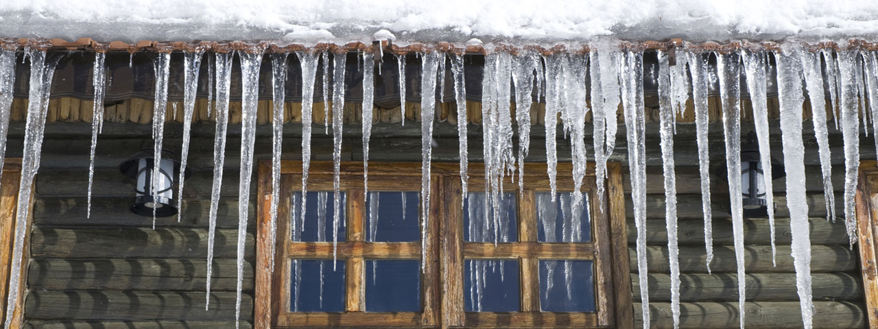 Spray foam prevents ice dams by providing proper insulation in  attic spaces